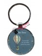 The Little Prince in the hot air balloon key ring Souvenirsdelyon.Com