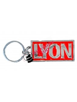 Porte-clés Lyon rectangulaire chez Souvenirsdelyon.com