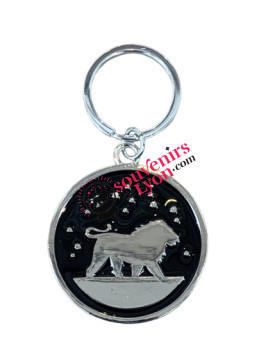 Porte-clés Lyon rond chez Souvenirsdelyon.com