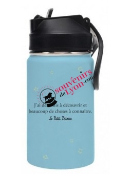 The Little Prince Thermos Flask 350ml blue Souvenirsdelyon.com