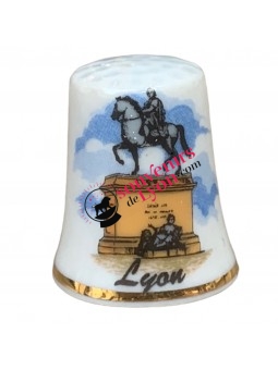 Collectible thimble Lyon Bellecour Souvenirsdelyon.com