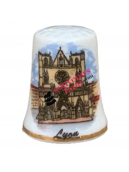 Collection thimble Lyon Saint Jean Cathedral Souvenirsdelyon.Com
