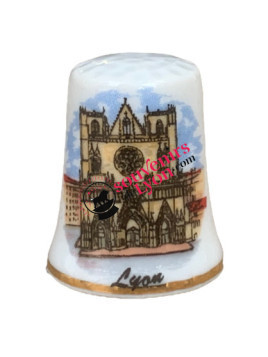 Collection thimble Lyon Saint Jean Cathedral Souvenirsdelyon.Com