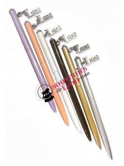 Stylo Lyon Breloque Strass Swarovski chez souvenirsdelyon.com