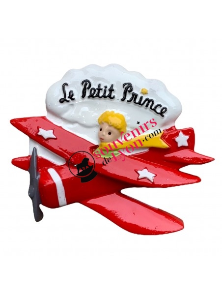 Magnet le Petit Prince dans l'avion chez Souvenirsdelyon.com