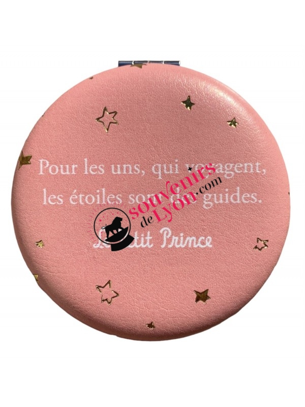 Miroir Macaron Petit Prince rose chez souvenirsdelyon.com