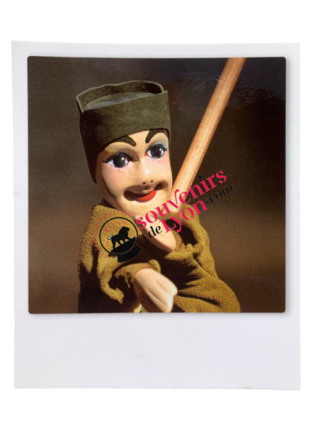 Polaroid Postcard - Guignol souvenirsdelyon.com