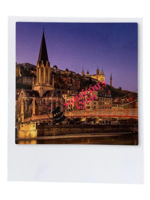 Polaroid Postcard - St Georges souvenirsdelyon.com