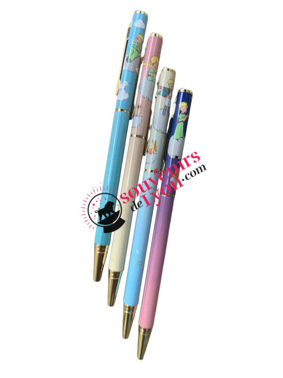 Stylo à Bille Le Petit Prince - Modèle Rose, Rechargeable, Design Inspiré De L'univers De Saint-Exupéry