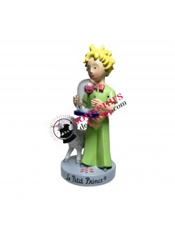 Figurine The Little Prince the rose and the sheep souvenirsdelyon.com