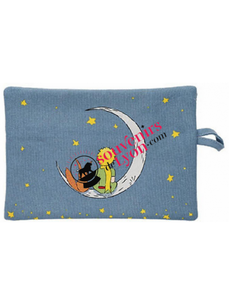 Pochette Cosmetique Le Petit Prince sur la lune chez souvenirsdelyon.com