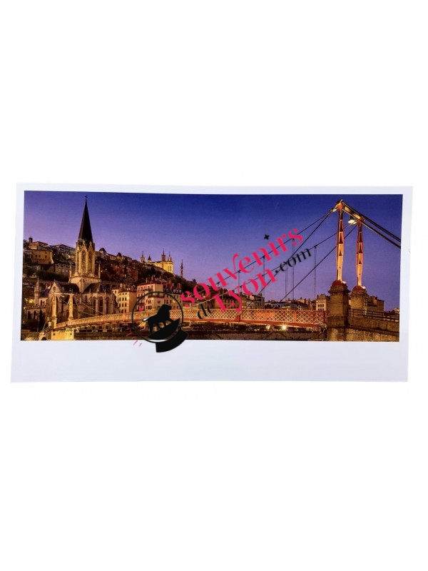 Carte Postale Panoramique - Lyon St Georges chez souvenirsdelyon.com