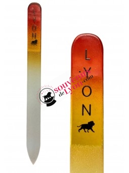 Glass Nail File Lyon souvenirsdelyon.com