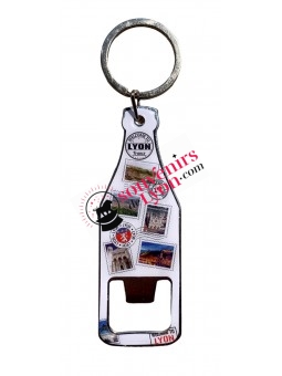 Lyon Multiview Bottle Opener Key Ring souvenirsdelyon.com