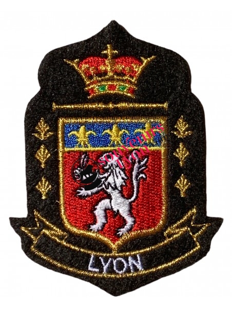 Iron-on patch Lyon souvenirsdelyon.com