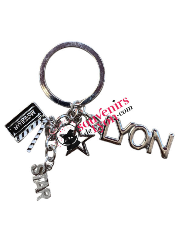 Porte-clés Lyon Cinéma chez Souvenirsdelyon.com