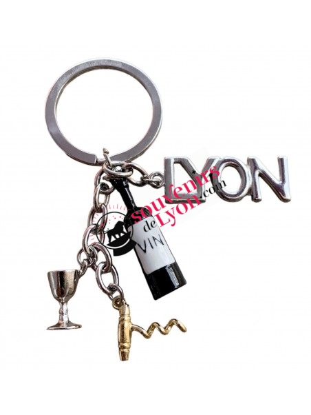 Lyon wine key ring  Souvenirsdelyon.com