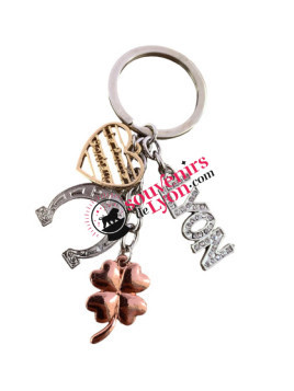 Lyon lucky chance key ring Souvenirsdelyon.com