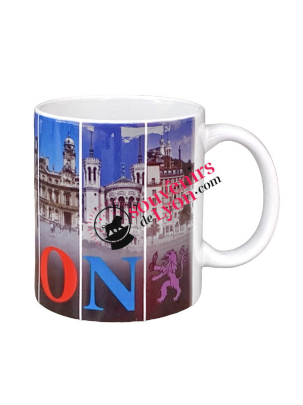 Mug Lyon multivues