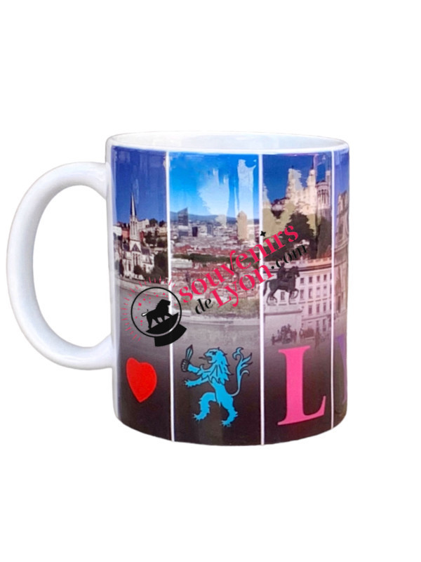 Mug Lyon multivues