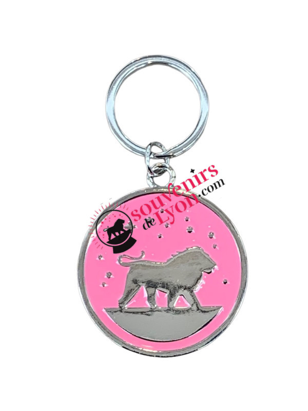 Porte-clés Lyon rond chez Souvenirsdelyon.com
