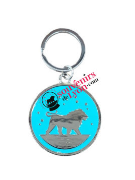 Lyon key ring round souvenrisdelyon.com
