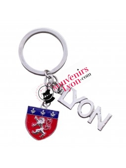 Porte-clés Lyon emblème chez Souvenirsdelyon.com