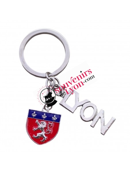 Lyon emblem key ring Souvenirsdelyon.com