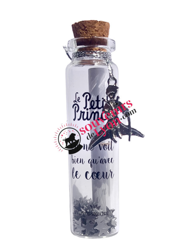 Wish bottle the Little Prince cape and sword charm Souvenirsdelyon.com