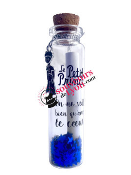 Wish bottle le Petit Prince breloque portrait chez Souvenirsdelyon.com