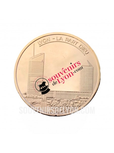 Medal Souvenirs of Lyon Part Dieu / Bellecour souvenirsdelyon.com