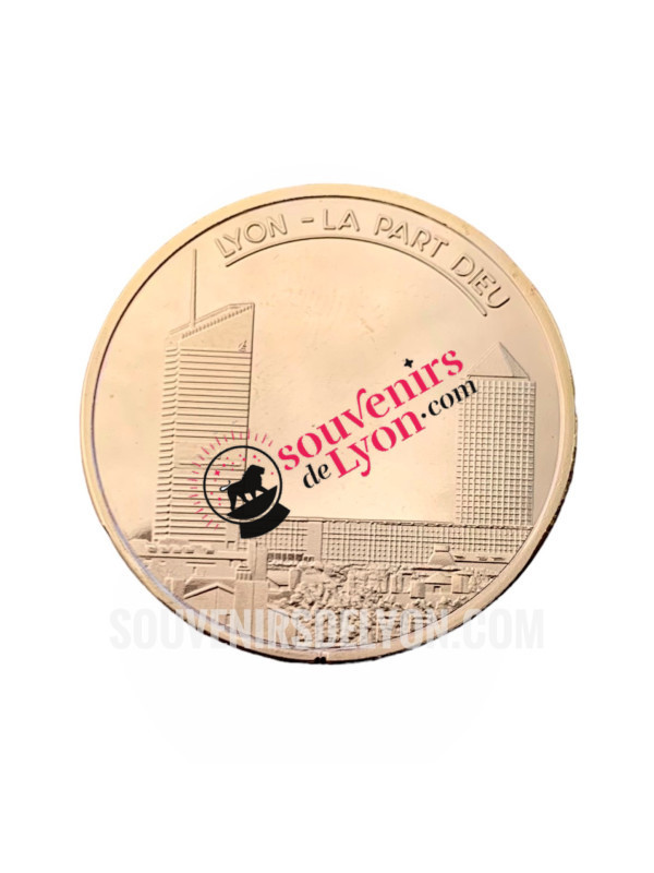 Medal Souvenirs of Lyon Part Dieu / Bellecour souvenirsdelyon.com