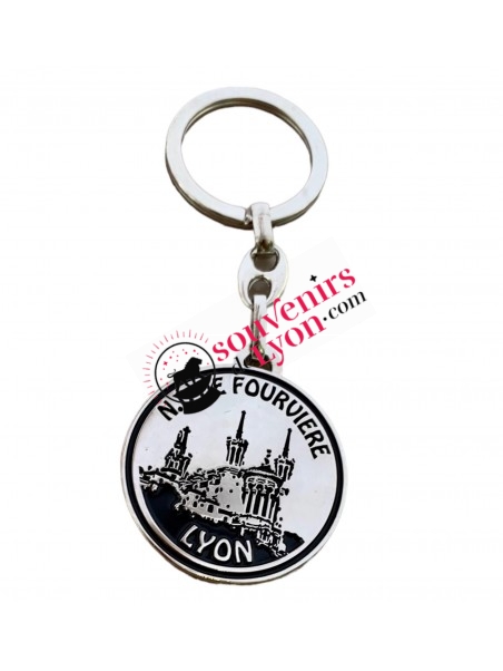 Key ring Lyon Notre Dame de Fourvière chez souvenirsdelyon.com