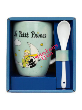 Mug cuillère le Petit Prince Lune chez Souvenirsdelyon.com