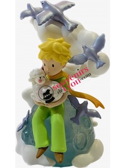 Figurine Le Petit Prince et le mouton sur la planète chez souvenirsdelyon.com