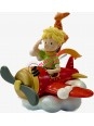 The Little Prince and the fox on the plane figurine on souvenirsdelyon.com