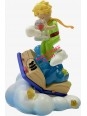 Figurine Le Petit Prince et la rose sur le livre chez souvenirsdelyon.com