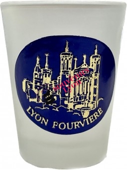 Verre à shooter Lyon Basilique de Fourvière chez Souvenirsdelyon.com