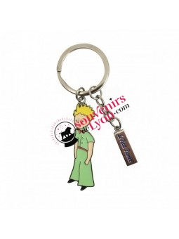 The Little Prince in green clothes key ring Souvenirsdelyon.com