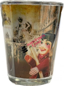 Verre à shooter Lyon Guignol chez Souvenirsdelyon.com
