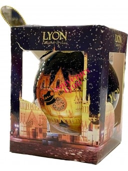 Christmas ornement Lyon Cathédrale St Jean chez souvenirsdelyon.com