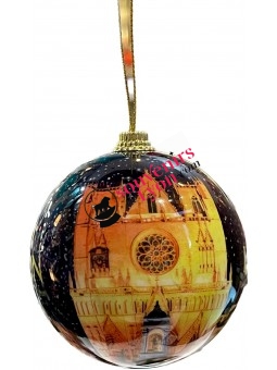 Christmas ornement Lyon Cathédrale St Jean chez souvenirsdelyon.com