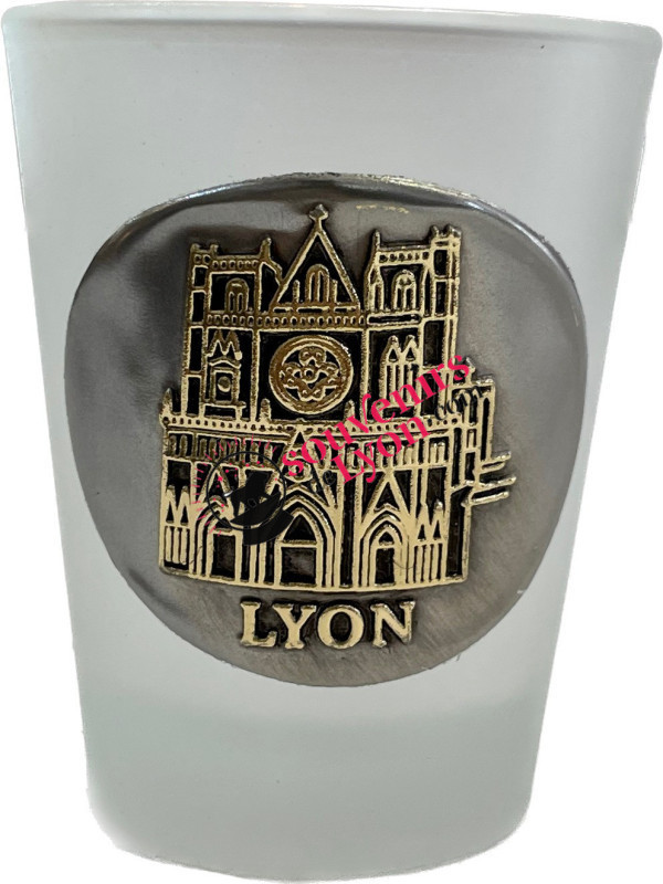 Verre à shooter Lyon Cathédral Saint-Jean chez Souvenirsdelyon.com