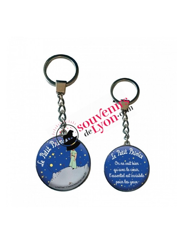 Porte-clés le Petit Prince bulle nuit étoilée chez Souvenirsdelyon.com