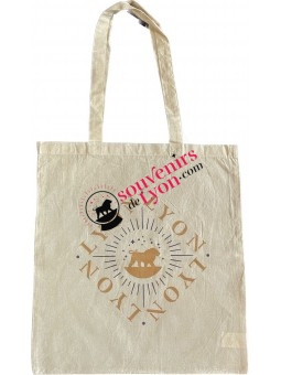 Lyon Square Tote Bag on Souvenirsdelyon.Com