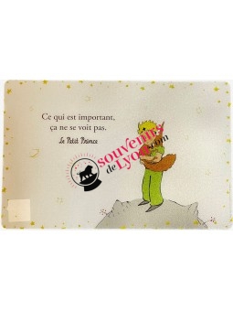 The Little Prince placemat with the fox chez Souvenirsdelyon.com