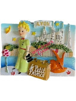 Magnet the Little Prince Lyon Basilica of Fourvière chez Souvenirsdelyon.com