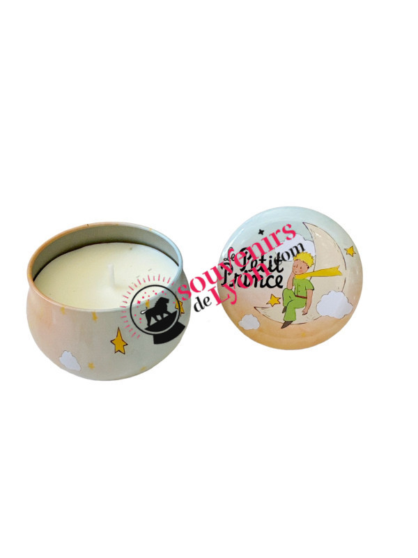 Bougie Le Petit Prince lune naturelle parfumée chez souvenirsdelyon.com