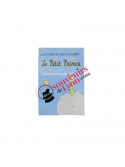 Magnet livre du Petit Prince citations et aquarelles chez Souvenirsdelyon.com