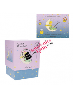 Puzzle le Petit Prince sur la lune chez Souvenirsdelyon.com